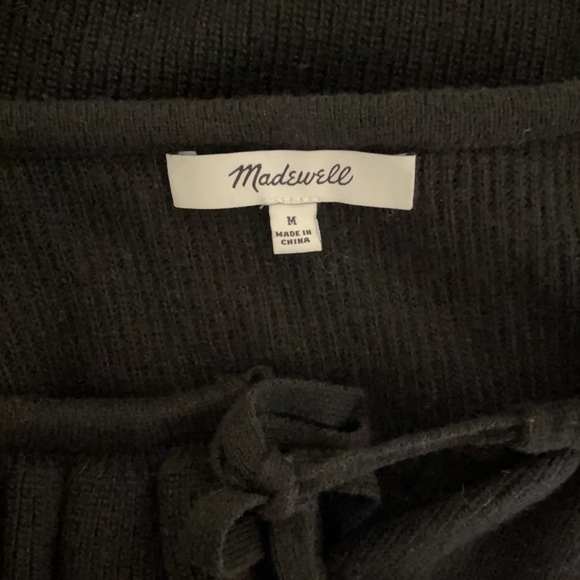 NEW Madewell Tie-Neck Ruffle Pullover Sweater - Picture 8 of 12